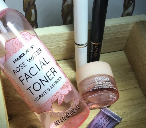 My Go-To Eye Shadow Primer, Facial Toner, Mascara, and Eye Cream